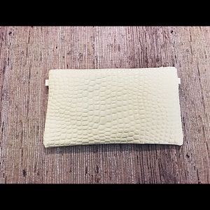 White Cross body or Clutch